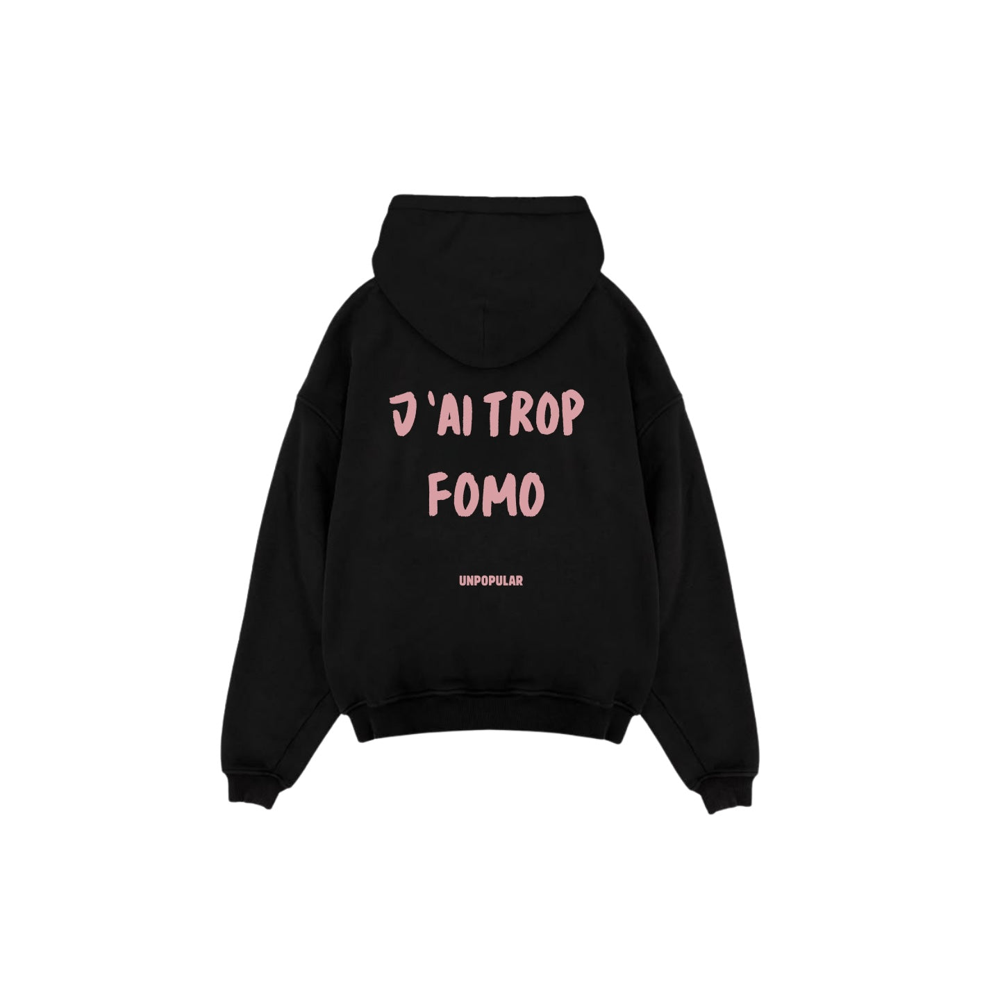 “FOMO” Black Hoodie