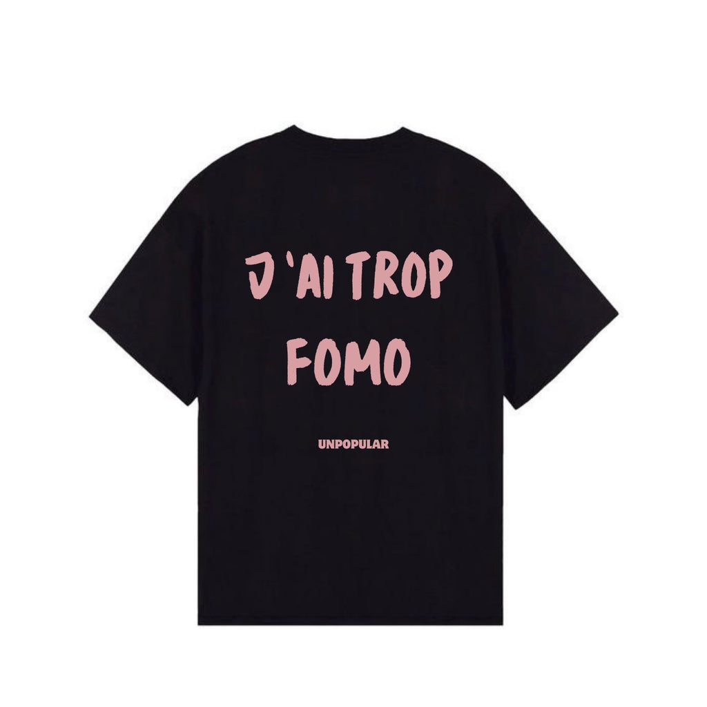 "FOMO" Black T-Shirt