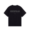 “UNPOPULAR” Black T-Shirt