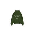 Lebnen ahla balad Olive green hoodie