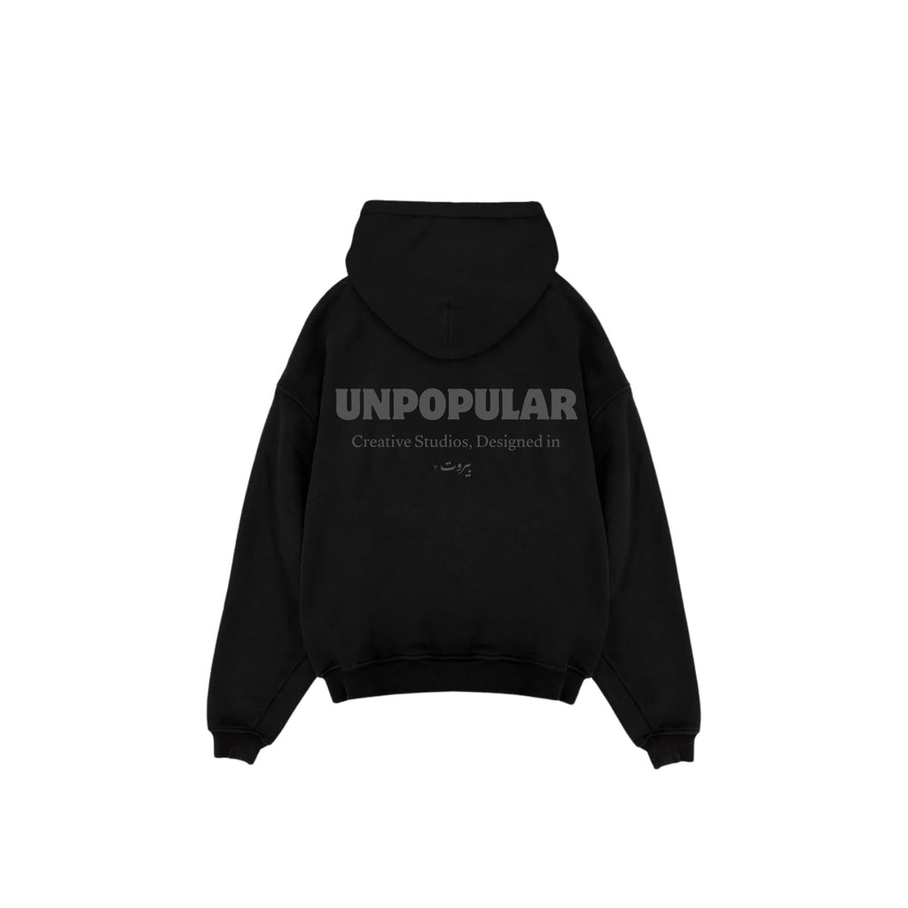 “UNPOPULAR” Black Hoodie