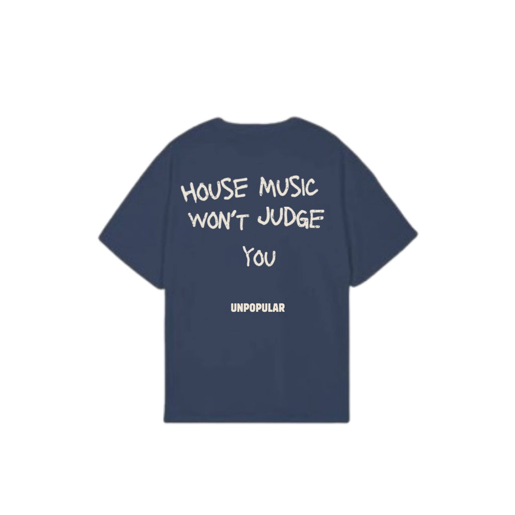 "Unjudged" Navy blue T-Shirt