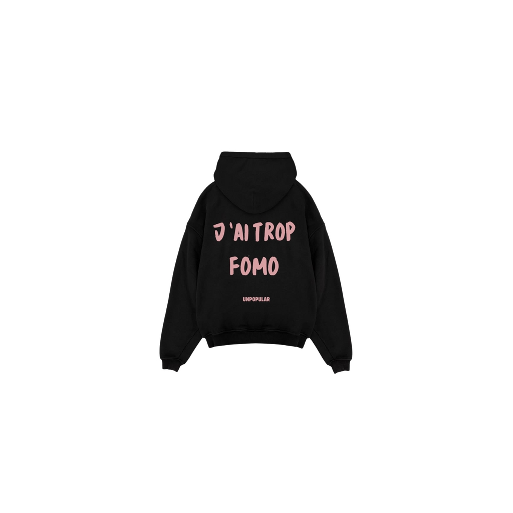 “FOMO” Black Hoodie